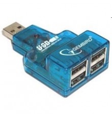 Концентратор GEMBIRD  HUB USB2.0 Mini 4-port [UHB-CN224]                                                                                                                                                                                                  