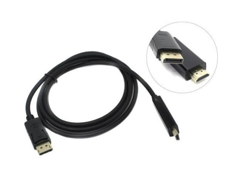 Кабель DisplayPort-HDMI ExeGate EX-CC-DP-HDMI-3.0 (20M/19M, 3м, экран)