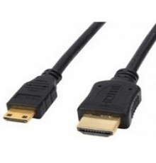 Кабель HDMI-miniHDMI ExeGate EX-CC-HDMIC-1.8 (19M/19M, 1,8м, ver1.4, позолоченные контакты)                                                                                                                                                               