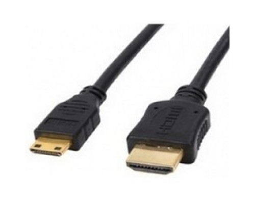 Кабель HDMI-miniHDMI ExeGate EX-CC-HDMIC-1.8 (19M/19M, 1,8м, ver1.4, позолоченные контакты)