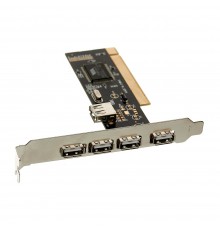 Контроллер ExeGate EXE-352 (PCI v2.2, 4*USB2.0 ext. + 1*USB2.0 int., VIA Labs Chipset VT6212L)                                                                                                                                                            