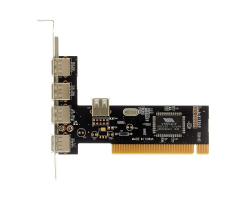 Контроллер ExeGate EXE-352 (PCI v2.2, 4*USB2.0 ext. + 1*USB2.0 int., VIA Labs Chipset VT6212L)