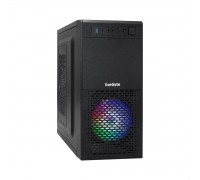 Корпус Minitower ExeGate mEVO-7807-NPX600 (mATX, БП 600NPX 12см, 1*USB+1*USB3.0, черный 1x12см с RGB подсветкой)                                                                                                                                          