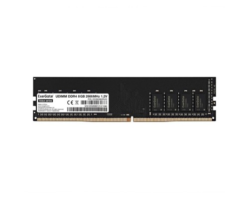 Модуль памяти ExeGate Value DIMM DDR4 8GB PC4-21300 2666MHz