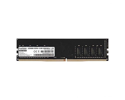 Модуль памяти ExeGate Value Special DIMM DDR4 8GB PC4-21300 2666MHz