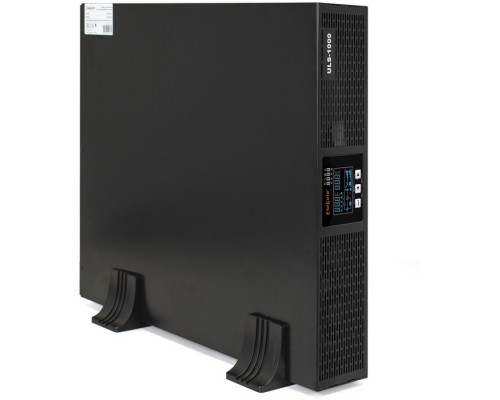 ИБП On-line ExeGate PowerExpert ULS-1000.LCD.AVR.6C13.USB.RS232.SNMP.2U 1000VA/1000W, On-Line, PF=1, LCD, 6*C13, RS232, USB, SNMP-slot, Rackmount 2U/Tower, металлический корпус, Black