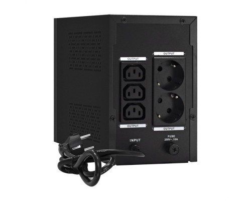 ИБП ExeGate SpecialPro Smart LLB-1500.LCD.AVR.2SH.3C13 1500VA/950W, LCD, AVR, 2*Schuko+3*C13, металлический корпус, Black