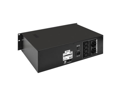 ИБП ExeGate ServerRM UNL-1500.LCD.AVR.2SH.4C13.RJ.USB.3U 1500VA/900W, LCD, AVR, 2*Schuko+4*C13, RJ45/11, USB, 3U, установка в стойку, Black