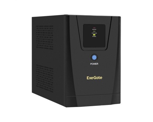 ИБП ExeGate SpecialPro UNB-1500.LED.AVR.2SH.3C13.USB 1500VA/950W, LED, AVR, 2*Schuko+3*C13,USB, металлический корпус, Black