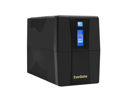 ИБП ExeGate SpecialPro Smart LLB-650.LCD.AVR.4C13.RJ.USB 650VA/360W, LCD, AVR, 4*C13, RJ45/11, USB, Black