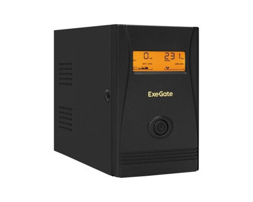 ИБП ExeGate Power Smart ULB-800.LCD.AVR.4C13 800VA/480W, LCD, AVR, 4*C13, металлический корпус, Black