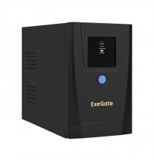 ИБП ExeGate SpecialPro UNB-900.LED.AVR.1SH.2C13.RJ.USB 900VA/500W, LED, AVR,1*Schuko+2*C13, RJ45/11,USB, металлический корпус, Black                                                                                                                      