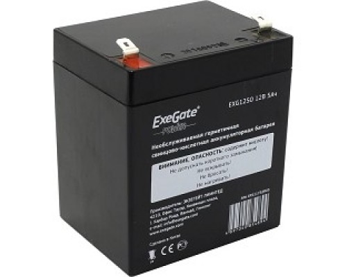 Аккумуляторная батарея ExeGate HR 12-5 (12V 5Ah 1221W, клеммы F2)