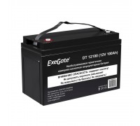 Аккумуляторная батарея ExeGate DT 12100 (12V 100Ah, под болт М6)                                                                                                                                                                                          