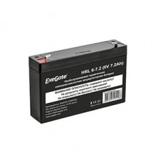 Аккумуляторная батарея ExeGate HRL 6-7.2 (6V 7.2Ah, клеммы F1)                                                                                                                                                                                            