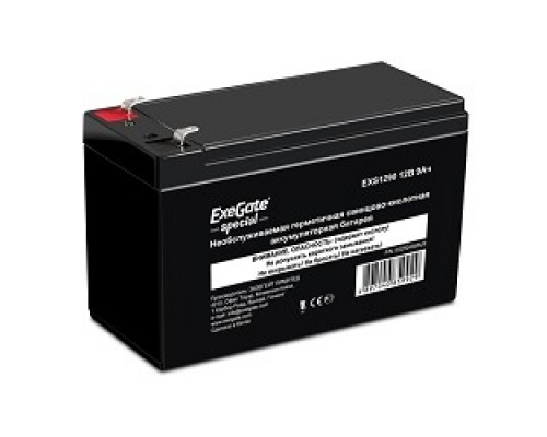 Аккумуляторная батарея ExeGate DTM 1209 (12V 9Ah, клеммы F1)