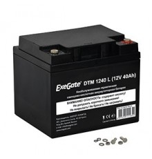 Аккумуляторная батарея ExeGate DTM 1240 L (12V 40Ah, под болт М6)                                                                                                                                                                                         