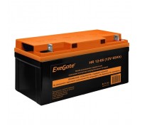 Аккумуляторная батарея ExeGate HR 12-65 (12V 65Ah, под болт М6)                                                                                                                                                                                           