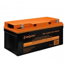 Аккумуляторная батарея ExeGate HR 12-65 (12V 65Ah, под болт М6)                                                                                                                                                                                           