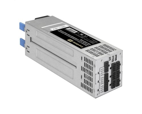 Серверный БП с резервированием 2U Redundant 2x800W ExeGate Industrial-RTS800 (APFC, КПД 94% (80 PLUS Platinum), 4 cm fan, 24pin, 2x(4+4)pin, 2PCIe, 2SATA, 6IDE, Cable Management)