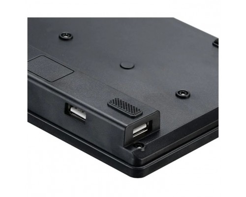 Клавиатура Oklick 520M2U черный/черный USB slim Multimedia [1061587]