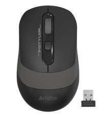 Мышь A4Tech Fstyler FG10S черный/серый оптическая (2000dpi) silent беспроводная USB для ноутбука (4b                                                                                                                                                      