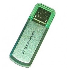 Флеш накопитель Silicon Power USB Drive 8Gb Helios 101 SP008GBUF2101V1N USB2.0, Green                                                                                                                                                                     