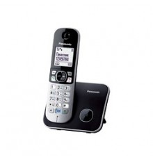 Телефон Panasonic KX-TG6811RUB  (черный) Беспроводной DECT,40 мелодий,телефонный справочник 120 зап.                                                                                                                                                      