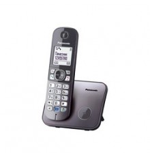 телефон Panasonic KX-TG6811RUM (серебристый) Беспроводной DECT,40 мелодий,телефонный справочник 120 зап.                                                                                                                                                  