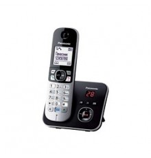 телефон Panasonic KX-TG6821RUB  (черный) Беспроводной DECT,автоответчик,определитель номера,телефонный справочник 120 зап.                                                                                                                                