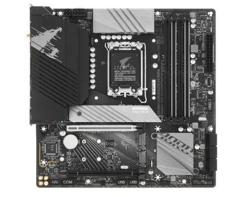 Материнская плата GIGABYTE Z690M AORUS ELITE AX DDR4 (LGA 1700, Intel Z690, 4xDDR4-3200 МГц, 2xPCI-Ex16, 3xM.2, mATX)