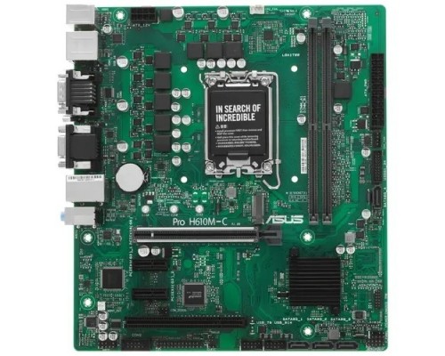 Материнская плата ASUS PRO H610M-C-CSM (Soc-1700/Intel B610/2xDDR5/M2/mATX/VGA/DVI/HDMI/DP/Box) (90MB1AT0-M0EAYC)