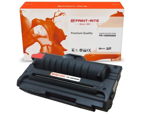 Картридж лазерный Print-Rite TFXA8OBPU1J PR-108R00909 PR108R00909 black ((2500стр.) для Xerox Phaser 3140/3155/3160) (PR-108R00909)