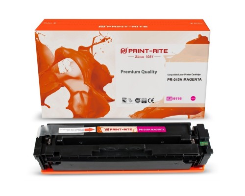 Картридж лазерный Print-Rite TFC449MPU1J PR-045H MAGENTA 045H magenta ((2200стр.) для Canon LBP 611Cn/613Cdw/631Cn/633Cdw/635Cx) (PR-045H MAGENTA)