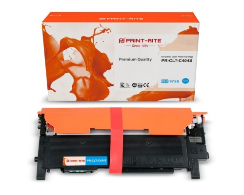 Картридж лазерный Print-Rite TFSFQWCPU1J PR-CLT-C404S CLT-C404S blue ((1000стр.) для Samsung SL-C430/C430W/C480/C480W/C480FW) (PR-CLT-C404S)