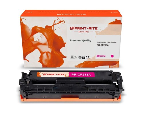 Картридж лазерный Print-Rite TFH995MPU1J PR-CF213A CF213A magenta ((1800стр.) для HP LJ Pro 200/M251/M276 ((PR-CF213A)) (PR-CF213A)