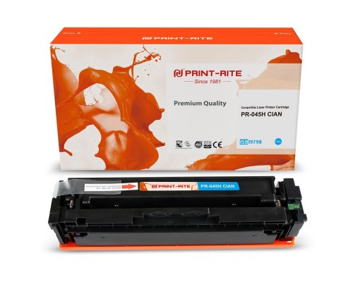 Картридж лазерный Print-Rite TFC448CPU1J PR-045H CIAN 045H blue ((2200стр.) для Canon LBP 611Cn/613Cdw/631Cn/633Cdw/635Cx) (PR-045H CIAN)