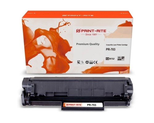 Картридж лазерный Print-Rite TFH724BPU1J PR-703 703 black ((2000стр.) для Canon LBP2900/3000Series) (PR-703)