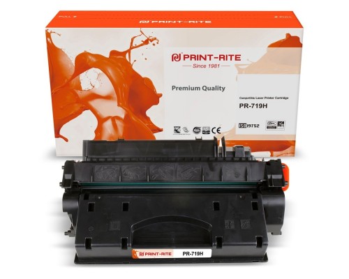 Картридж лазерный Print-Rite TFC824BPU1J PR-719H 719H black ((6400стр.) для Canon MF5840dni-Sensys/MF5880dni; LBP6300i/6650i) (PR-719H)