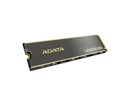 Твердотельный накопитель SSD M.2 2280 2TB ADATA LEGEND 850 Client SSD [ALEG-850-2TCS] PCIe Gen4x4 with NVMe, 5000/4500, IOPS 400/550K, MTBF 2M, 3D NAND, 2000TBW, 0,55DWPD, Heat Sink, SMI SM2269XT, Work with PS5, RTL