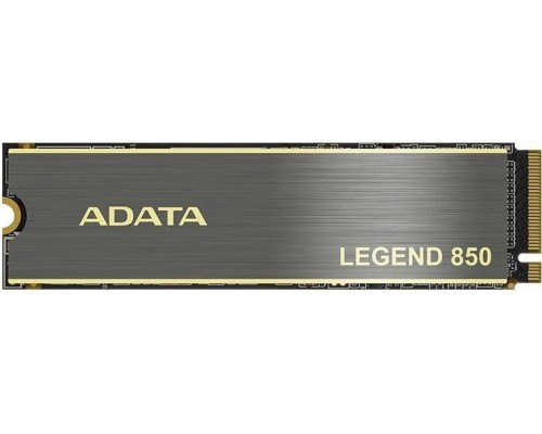 Твердотельный накопитель SSD M.2 2280 2TB ADATA LEGEND 850 Client SSD [ALEG-850-2TCS] PCIe Gen4x4 with NVMe, 5000/4500, IOPS 400/550K, MTBF 2M, 3D NAND, 2000TBW, 0,55DWPD, Heat Sink, SMI SM2269XT, Work with PS5, RTL