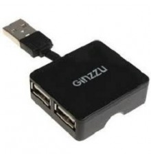 Контроллер HUB GR-414UB Ginzzu USB 2.0 4 port                                                                                                                                                                                                             