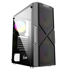 Корпус Powercase Mistral T4B, Tempered Glass, 4x 120mm 5-color fan, чёрный, ATX  (CMITB-L4)                                                                                                                                                               