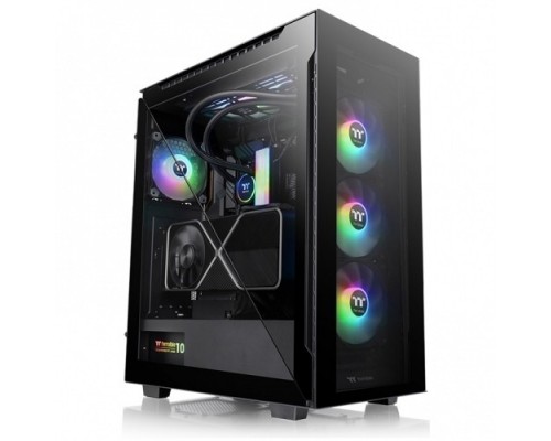 Корпус Thermaltake Divider 500 TG ARGB CA-1T4-00M1WN-01 Black/Win/SPCC/Tempered Glass*4/120mm ARGB Fan*3/120mm Standard Fan*1 (527880)