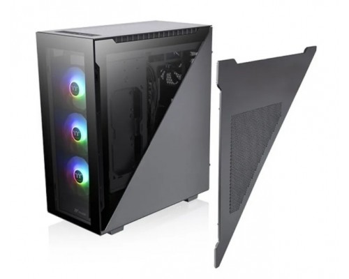 Корпус Thermaltake Divider 500 TG ARGB CA-1T4-00M1WN-01 Black/Win/SPCC/Tempered Glass*4/120mm ARGB Fan*3/120mm Standard Fan*1 (527880)