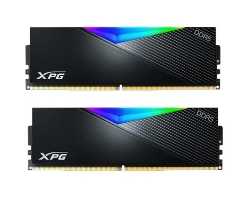 Модуль памяти ADATA XPG Lancer DDR5 RGB 5600MHz 32GB (2x16GB) CL36-36-36 UDIMM 288-Pins Kit Black Heatsink (AX5U5600C3616G-DCLARBK)