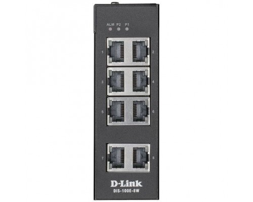 Коммутатор D-Link DIS-100G-8W/A1A 8G неуправляемый