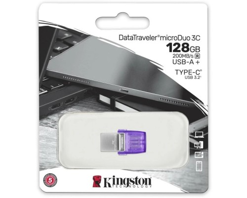 Накопитель USB 3.0 128GB Kingston DTDUO3CG3/128GB