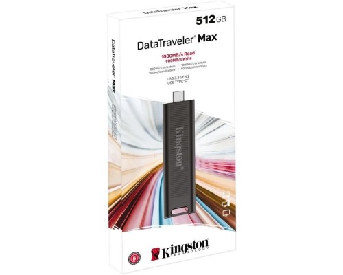 Накопитель USB 3.2 512GB Kingston DataTraveler Max DTMAX/512GB