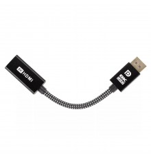 Переходник HDMI DisplayPort 0.15м TELECOM TA660 круглый черный                                                                                                                                                                                            